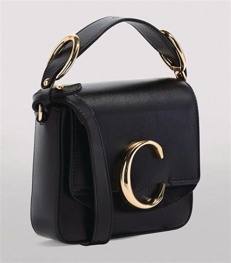 chloe bag black leather|genuine chloe handbags.